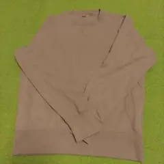 UNIQLO ベージュ クルーネック スウェット Lサイズ