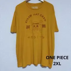 ONE PIECE ワンピース 麦わらの一味 アニメT 2XL マスタードのサムネイル