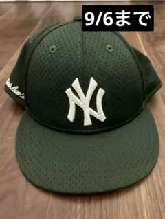 【状態良好】new era×aime leon dore キャップ 7 7/8