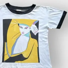 90s カナダ製 FRAPPE リンガーTシャツ L シングルステッチのサムネイル
