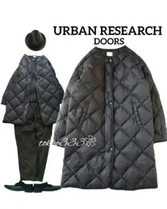 URBAN RESEARCH DOORS✨️ライトダウンキルトロングコート