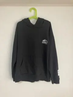 美品キッズ☆CAMP7 ブラック フード付きパーカーサイズ155