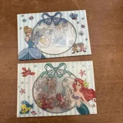フレークシール　ディズニープリンセス　アリエル　シンデレラ東京ディズニーリゾート