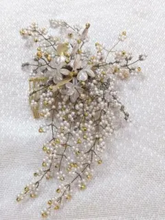 パール髪飾り✨ヘッドドレス✨豪華✨着物✨ドレス✨