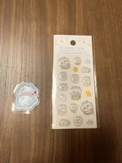 ちいかわbaby ミニミニぷっくりシール　フレークシール　ハチワレ