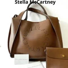 極美品＊ ステラマッカートニー 2way ロゴトート ショルダーバッグ 