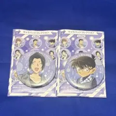 名探偵コナン　隻眼の残像　缶バッジ　江戸川コナン　上原由衣