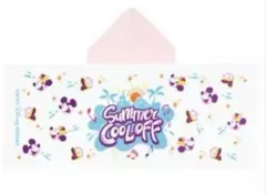 ディズニー　Mrs.GREENAPPLE フード付きタオル　サマークールオフ