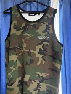 XLARGE 迷彩柄 ワッフル タンクトップ Lサイズのサムネイル