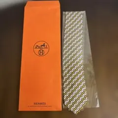 HERMES エルメス ネクタイ 高級シルク ファソネ H柄 - メルカリ