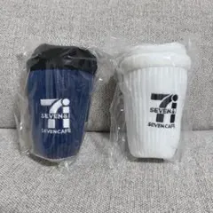 セブンイレブンハッピーくじ B賞セブンカフェぬいぐるみチャーム 2種