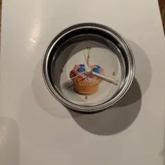 カップケーキデザイン アナログ時計 インテリア