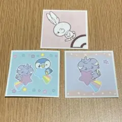 ロッテ★ポケピース★ウエハース★ポケピースシール★3枚セット★まとめ売り