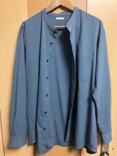 【美品】GU イージーケアバンドカラーシャツ(長袖)SW Lサイズ