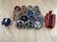 ベイブレードxまとめ売り（marvelセット、ランチャー付き）