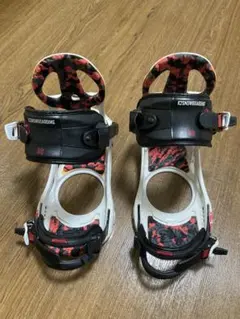 K2 スノーボード ビンディング 赤黒迷彩