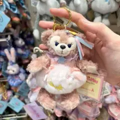香港ディズニー　くも　雲　クラウド　シェリーメイ　ぬいぐるみキーチェーンのサムネイル