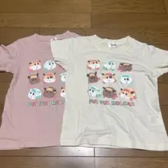 双子ぷいぷいモルカーTシャツ 100