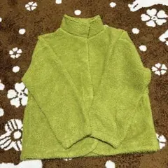 GU ボアオーバーサイズ ブルゾン グリーン M