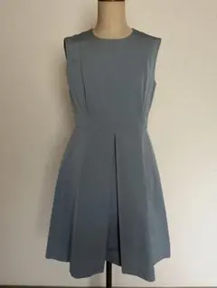 S MaxMara 定価2.8万 ノースリーブ ブラウス 大人綺麗め ネイビー