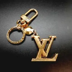 ルイヴィトン ポルトクレ LV イニシアル ゴールド キーホルダー チャーム LOUIS VUITTON ルイヴィトン ポルトクレ LV イニシアル ゴールド