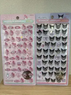 マイメロディ・クロミ ボンボンドロップミニシール