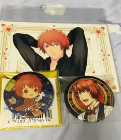 うたプリ　一十木　音也　スイパラ　ASS オルショ　缶バッジレア　二つ折りふせん