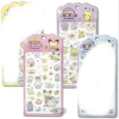 ポケモン　ボンボンドロップ風シール　韓国限定　正規品