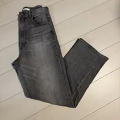 MOUSSY グレー ストレートデニム