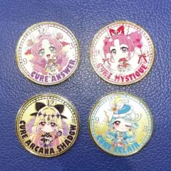 名探偵プリキュア 東映ミュージアム 限定 記念メダル 4種類セット