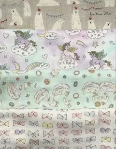 生地　ダブルガーゼ　ハギレ　セット