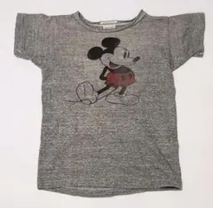 美品★デニムダンガリー ★ミッキー Tシャツ　120