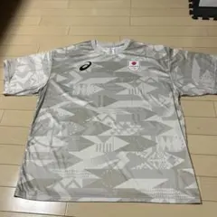 アシックス　チームジャパン パリオリンピック　オフィシャル　Tシャツ 2024