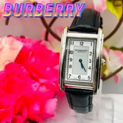 【希少/スイス製】BURBERRY レディース腕時計 レクタンギュラー　A-25のサムネイル