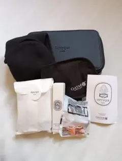 diptyque /TAMDAO入りカタール航空アメニティポーチ