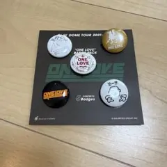 GLAY DOME TOUR 2001 ONE LOVE 缶バッジセット最終値下