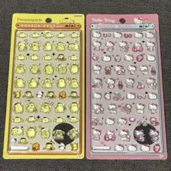 サンリオ ボンボンドロップシールミニ ポムポムプリン ハローキティ ピンク 2種
