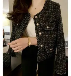 ラメツイードジャケット