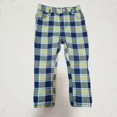 ホットビスケッツ チェック柄 パンツ 90cm ミキハウス