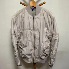 H&M MA-1 ブルゾン フライトジャケット　Sサイズ　ベージュ　美品