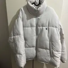 U.S.POLO ASSN ホワイト ダウンジャケット