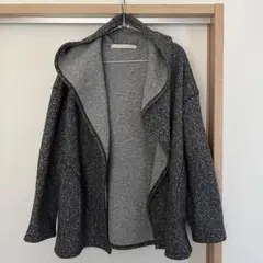 【レディース】Ray Cassin レイカズン フード付きポンチョ グレー M