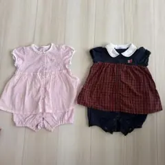 ファミリア ロンパース　お得な２枚セット