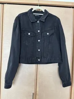 ブラックデニムジャケット Mサイズ