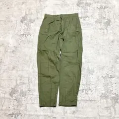 earth カジュアルパンツ チノパン テーパードパンツ ミリタリー M カーキ