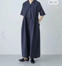 新品タグ付き　かぐれ　オープンカラーシャツワンピース　　アーバンリサーチ 新品タグ付き かぐれ オープンカラーシャツワンピース アーバン