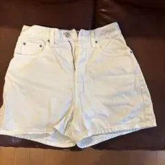 WEGO ホワイトデニム　ショートパンツS