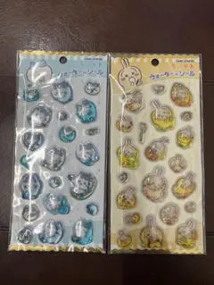 【正規品】　ちいかわ　ウォーターインシール　まとめ2枚セット