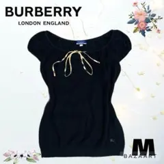 BURBERRY LONDON バーバリー ノバチェック リボン半袖ノースリーブ