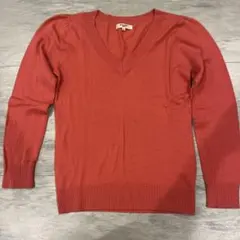 NATURAL BEAUTY BASIC Vネック 長袖ニットセーター